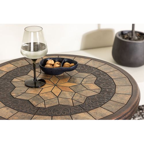 Table D'appoint De Jardin "leiria" 66cm Marron