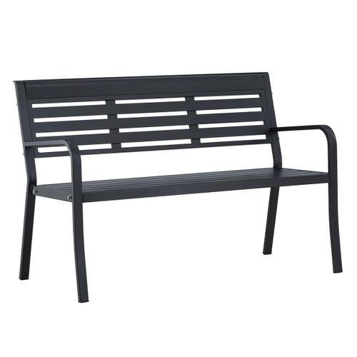 Banc De Jardin "elvas" 125cm Noir