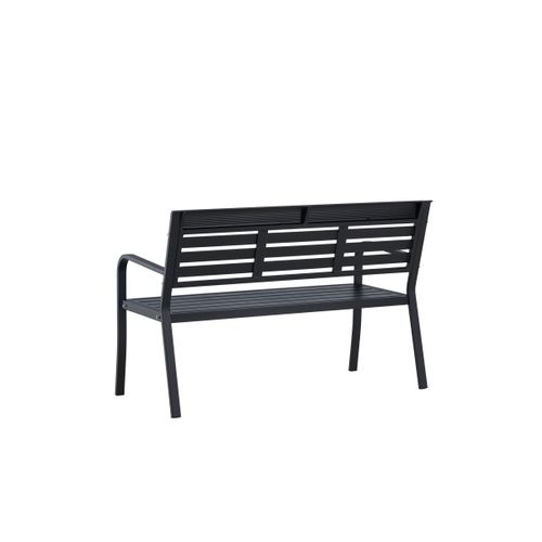 Banc De Jardin "elvas" 125cm Noir
