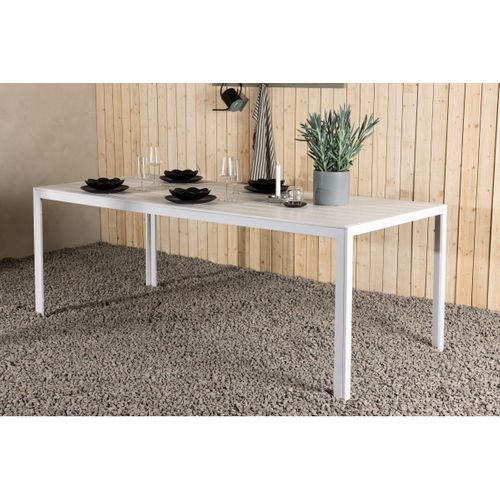 Table De Jardin "break" 205cm Blanc