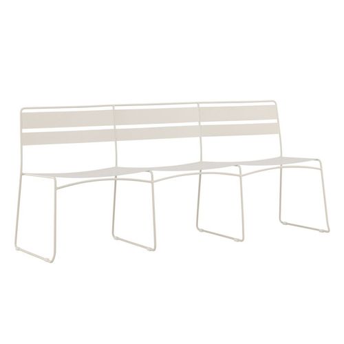 Canapé De Jardin 3 Places "lina" 180cm Beige