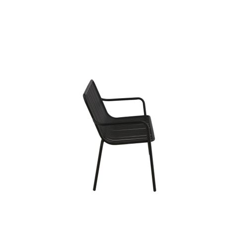Banc De Jardin En Métal "peking" 130cm Noir