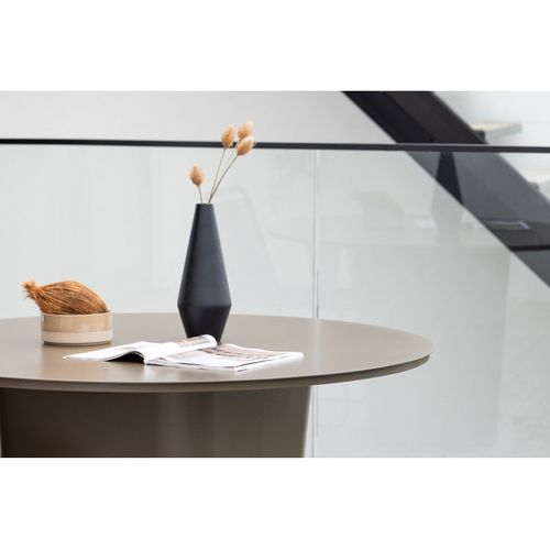 Table De Jardin Ronde "santa Fe" 120cm Marron