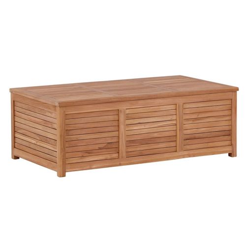 Coffre De Jardin En Teck "trento" 46cm Naturel