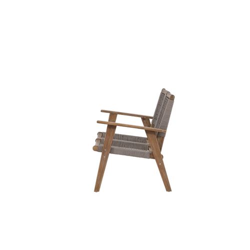 Canapé De Jardin 2 Places "little John" 120cm Marron