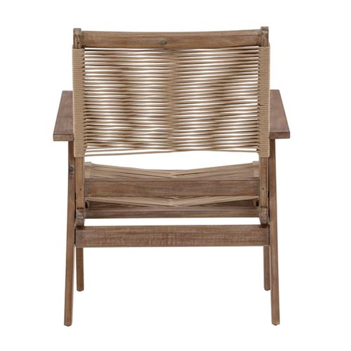 Fauteuil De Jardin En Bois "peter" 88cm Marron