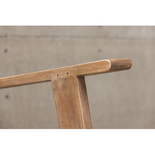 Fauteuil De Jardin En Bois "peter" 88cm Marron