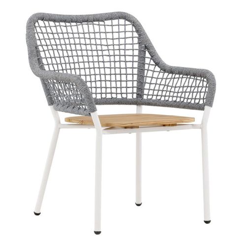Chaise De Jardin "amora" 88cm Gris