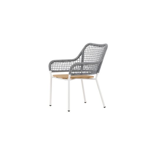 Chaise De Jardin "amora" 88cm Gris