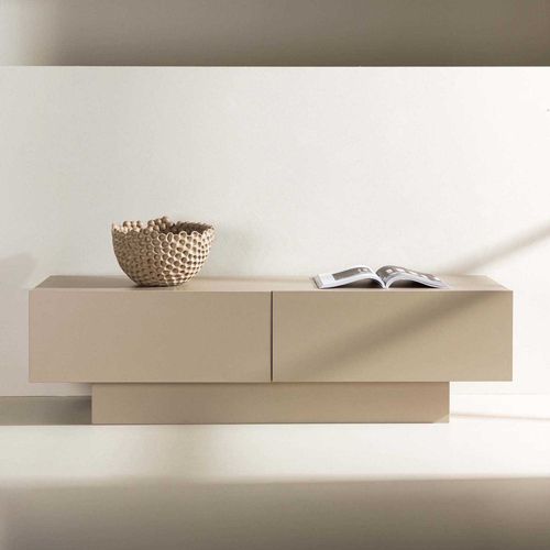 Meuble TV 2 Portes Cuenta Marron