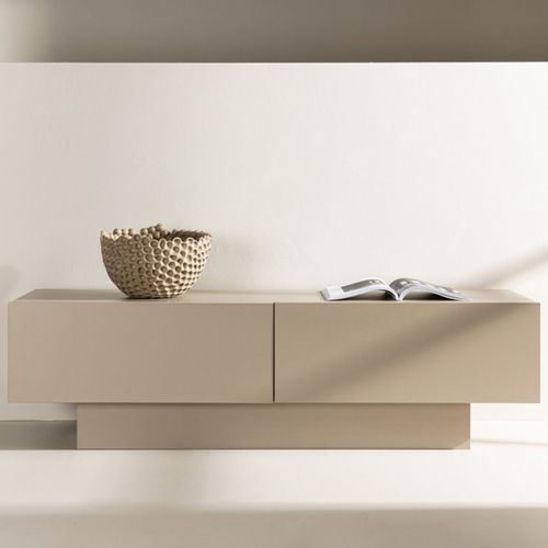 Meuble TV 2 Portes Cuenta Marron