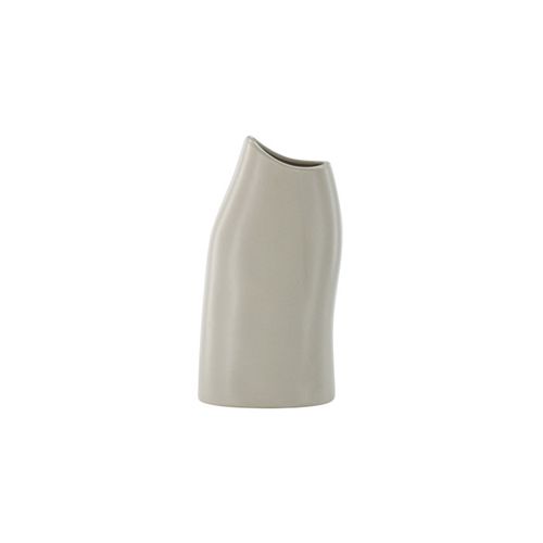 Vase Design "ernst" 23cm Gris Clair