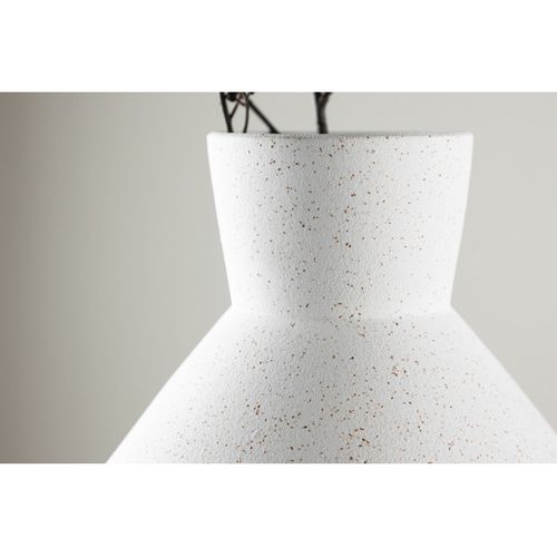 Vase Design "rellis" 22cm Blanc