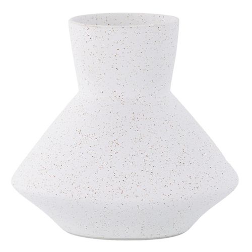 Vase Design "rellis" 22cm Blanc