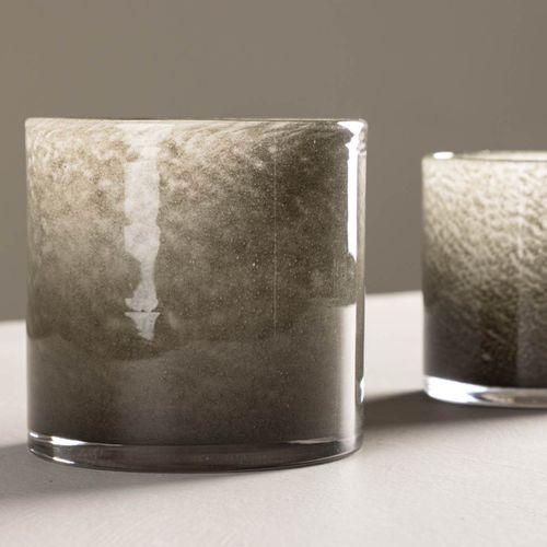 Photophore Déco "gloria" 12cm Vert