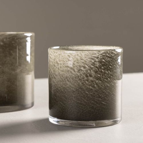 Photophore Déco "gloria" 10cm Vert