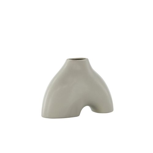 Vase Design "kento" 15cm Gris Clair