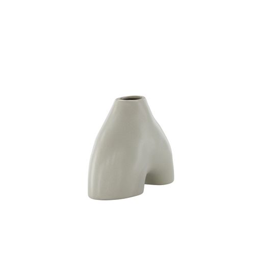 Vase Design "kento" 15cm Gris Clair