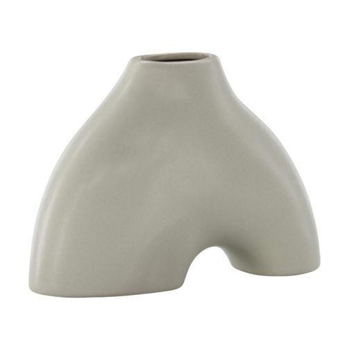 Vase Design "kento" 15cm Gris Clair