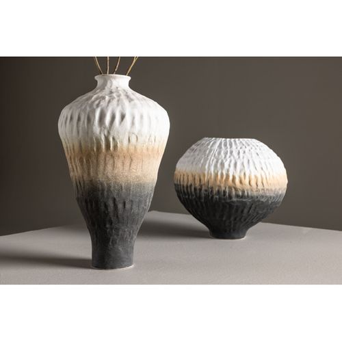 Vase Design Tricolore "pane" 29cm Multicolore