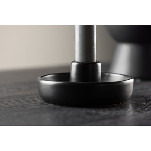 Bougeoir En Céramique "otis" 11cm Noir