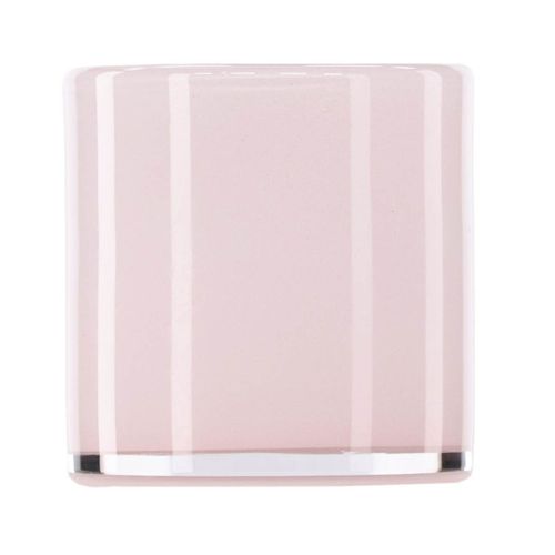 Photophore Déco "gloria" 10cm Rose Clair