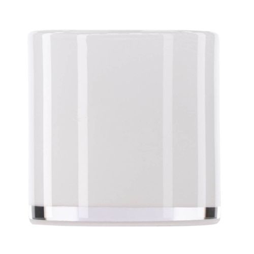 Photophore Déco "gloria" 10cm Blanc