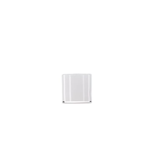 Photophore Déco "gloria" 8cm Blanc