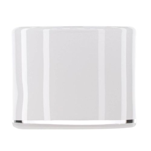 Photophore Déco "gloria" 8cm Blanc