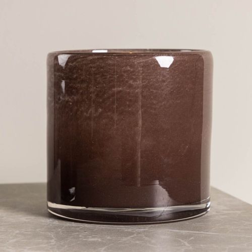 Photophore Déco "gloria" 12cm Marron