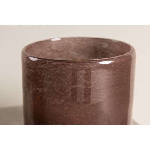 Photophore Déco "gloria" 12cm Marron