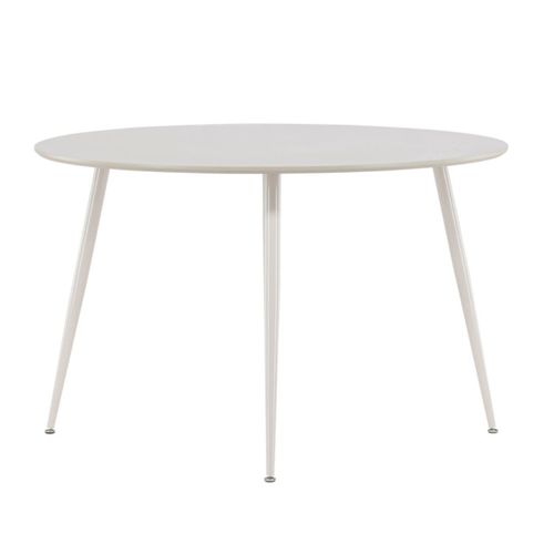 Table à Manger Ronde "plaza" 120cm Beige