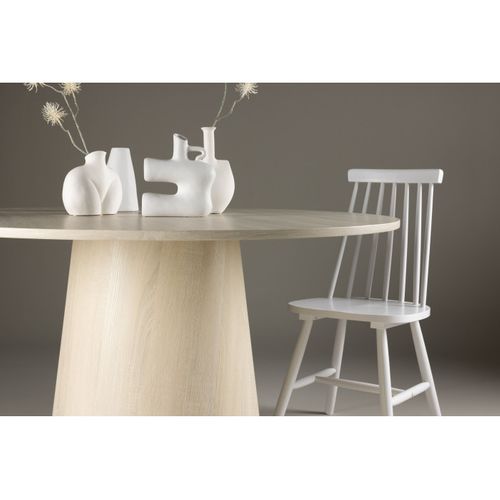 Table à Manger Ronde "lanzo" 120cm Naturel