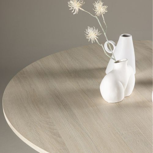 Table à Manger Ronde "lanzo" 120cm Naturel