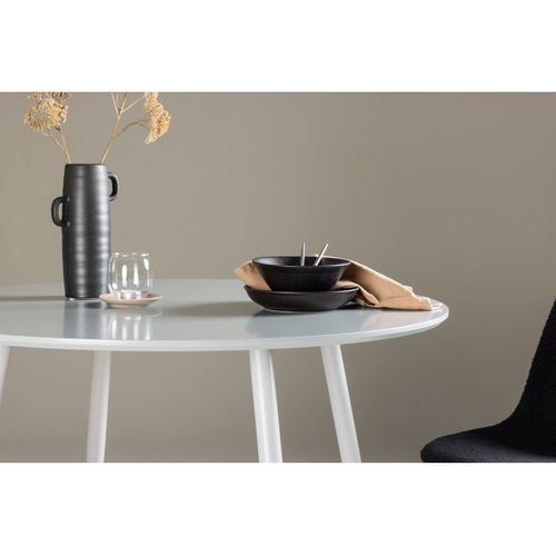 Table à Manger Design "plaza" 100cm Gris