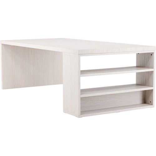 Table De Repas 230 X 110 Cm Avec Étagères Mika