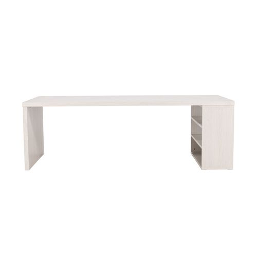 Table De Repas 230 X 110 Cm Avec Étagères Mika