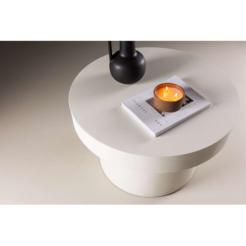 Table Basse Ronde Malung Blanc