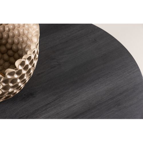 Table Basse Ronde "york" 80cm Noir