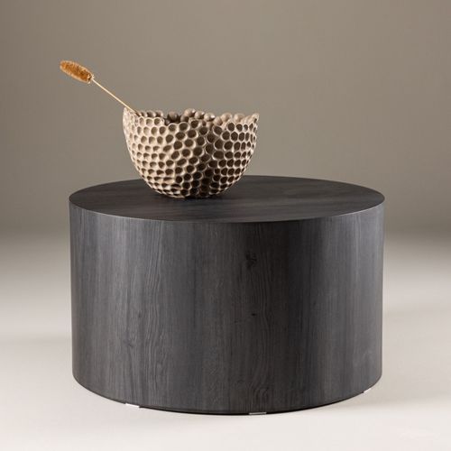 Table Basse Ronde "york" 80cm Noir