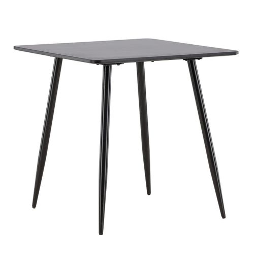 Table à Manger "polar" 75 Cm Noir