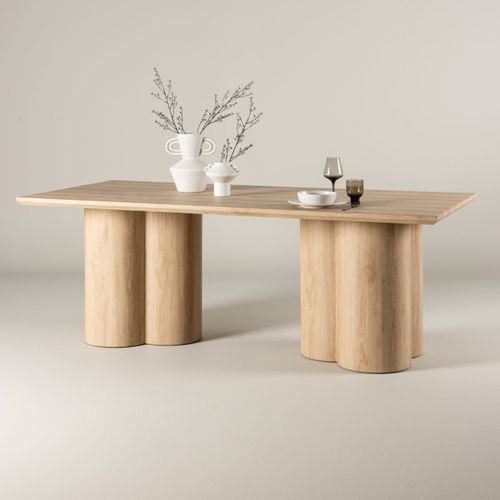 Table De Repas 100 X 210 Cm Olivia Beige