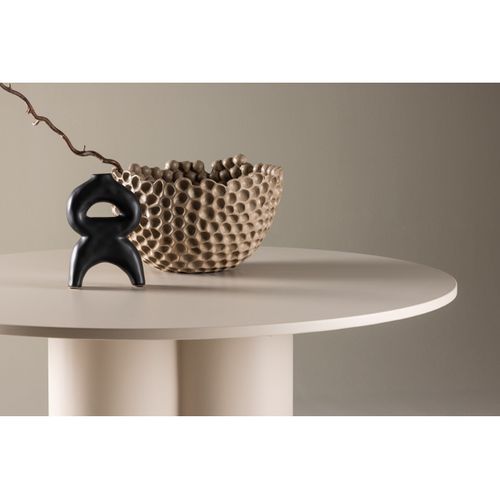 Table à Manger Ronde "olivia" 110cm Beige