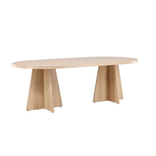 Table De Repas Ovale Bootcut Naturel
