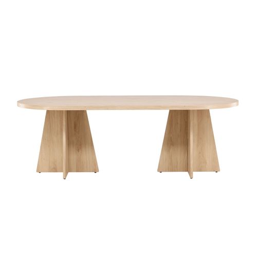 Table De Repas Ovale Bootcut Naturel