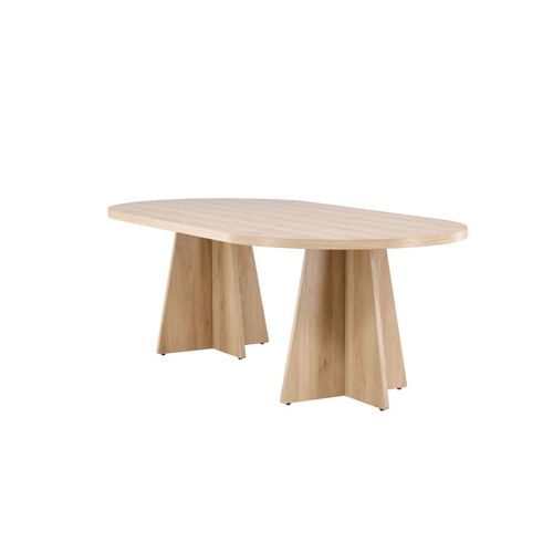 Table De Repas Ovale Bootcut Naturel