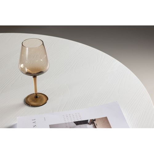 Table à Manger Ronde "härön" 110cm Blanc