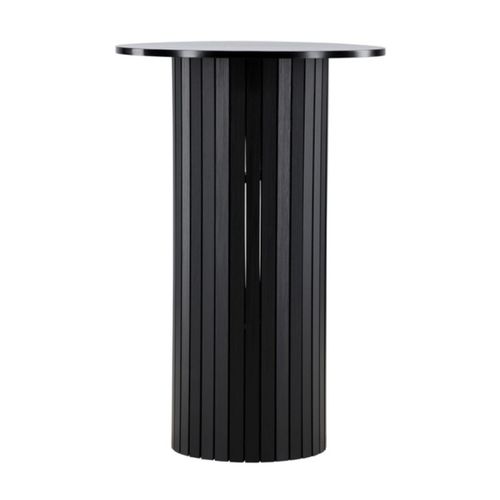 Table De Bar Design "haron" 105cm Noir