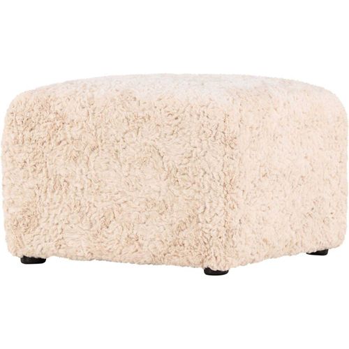 Pouf En Tissu Doux Frankie 50 X 50 X 35 Cm