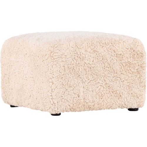 Pouf En Tissu Doux Frankie 50 X 50 X 35 Cm